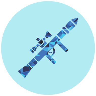 Roket ikonu. Düz dizayn. vektör illüstrasyonu.