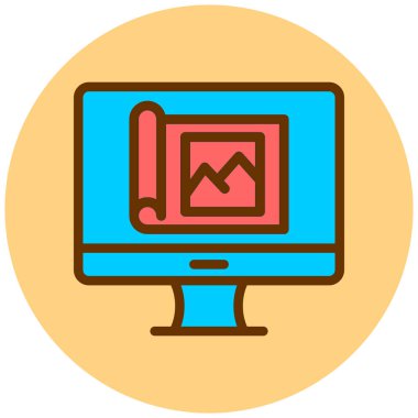 modern simge vektör illüstrasyonu