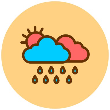 Bulut. Web simgesi basit tasarım