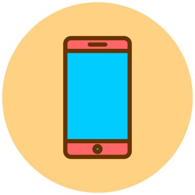 Cep telefonu. Basit resimleme