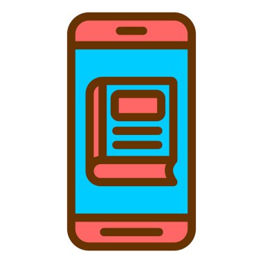 cep telefonu ikonu vektör illüstrasyonu