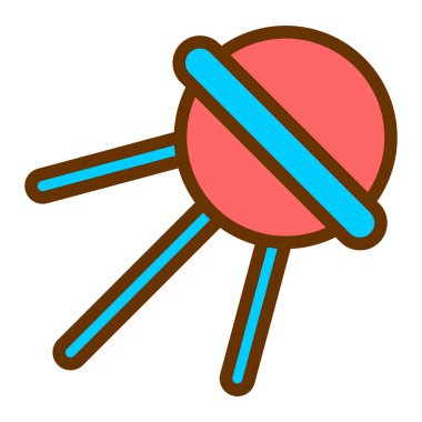 Uydu anteni. Basit resimleme