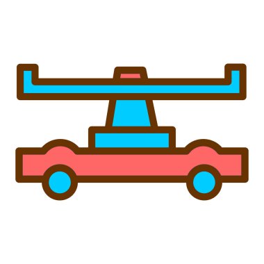 - Araba. Web simgesi basit illüstrasyon