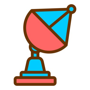 uydu simgesi. Web tasarımı