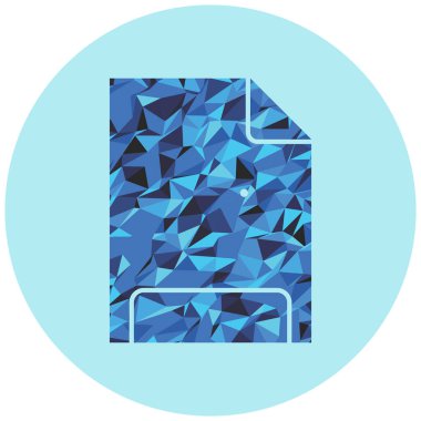 Mavi ve beyaz kare geometrik arkaplanın vektör çizimi