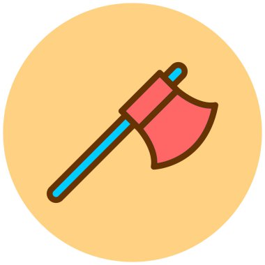 Balta. Web simgesi basit illüstrasyon