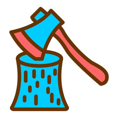 Tek bir simgenin vektör illüstrasyonu