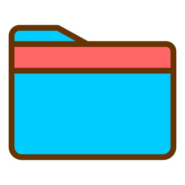 Dosya. Web simgesi basit illüstrasyon