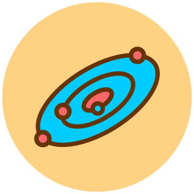 Boşluk. Web simgesi basit illüstrasyon