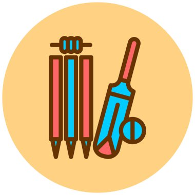 Kalem. Web simgesi basit illüstrasyon