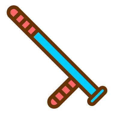 Beyzbol sopası. Basit tasarım