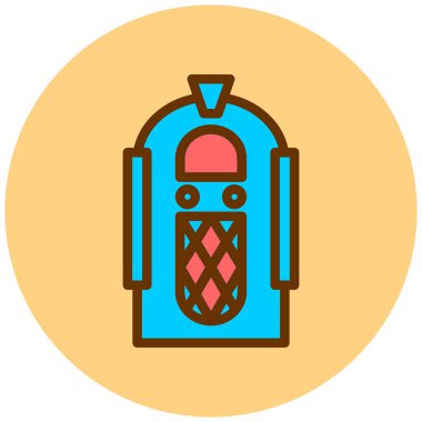 kapı web simgesi vektör illüstrasyonu 