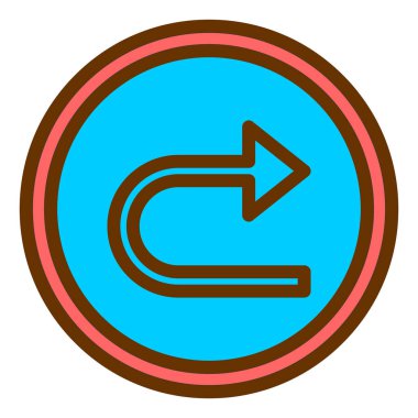 ok simgesi vektör illüstrasyonu