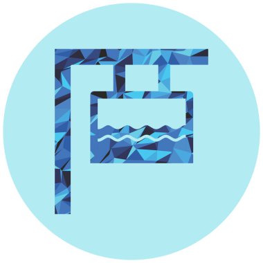 harf, vektör simgesi modern illüstrasyon