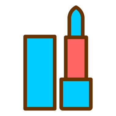 Ruj izi. Web simgesi basit illüstrasyon