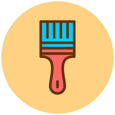 Boya fırçası. Basit tasarım