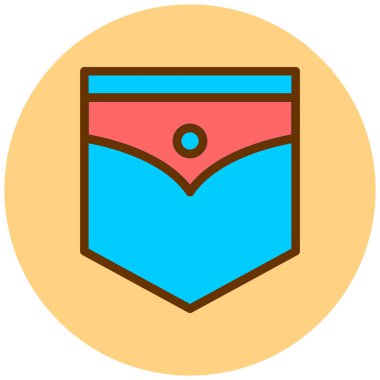 Bir kadın simgesinin vektör illüstrasyonu