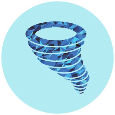 Mavi hortum simgesi. Beyaz arkaplanda izole edilmiş ağ tasarımı için ip vektör simgelerinin izometriği