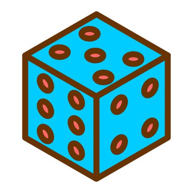 zar simgesi vektör illüstrasyonu