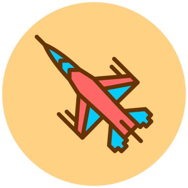 Uçak. Web simgesi basit illüstrasyon