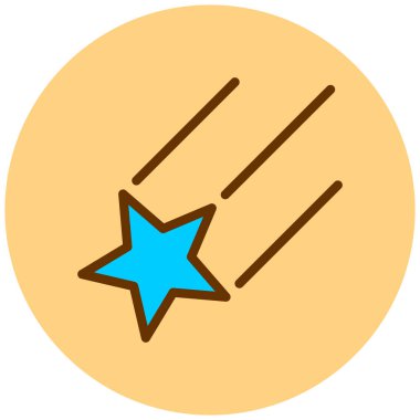 Yıldız. Web simgesi basit illüstrasyon