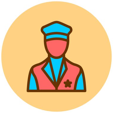 Takım elbiseli bir adamın vektör çizimi