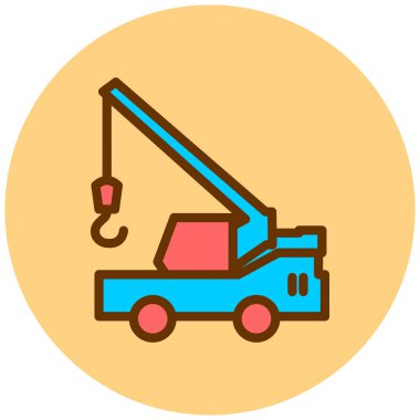 Vinç. Web simgesi basit tasarım