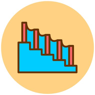 Bir iş simgesinin vektör illüstrasyonu
