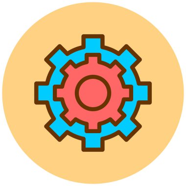 Ayarlama. Web simgesi basit illüstrasyon