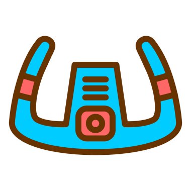 Bir inşaat simgesinin vektör illüstrasyonu