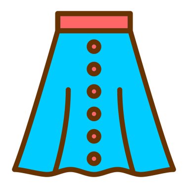 Bir kadın simgesinin vektör illüstrasyonu