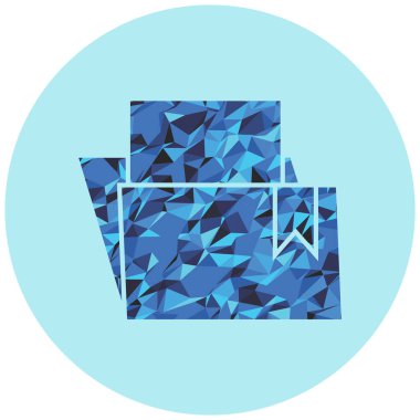 Klasör web simge vektör çizim 
