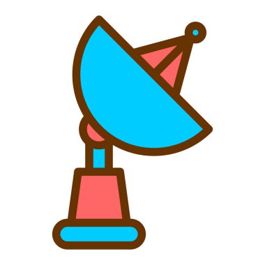Uydu anteni. Basit resimleme