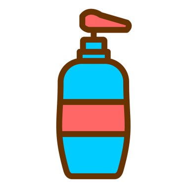 Şişe. Web simgesi basit illüstrasyon