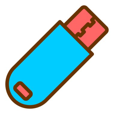 Basit bir simgenin vektör illüstrasyonu