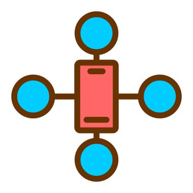 seo modern simgesinin vektör illüstrasyonu