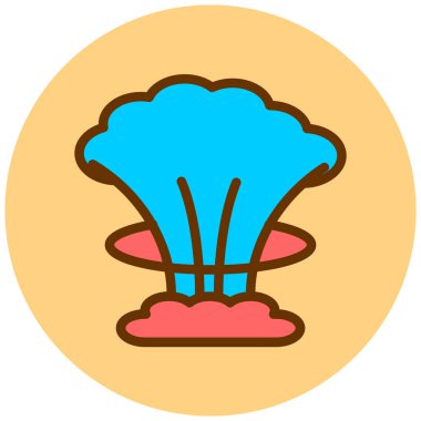 Bir mantarın vektör illüstrasyonu