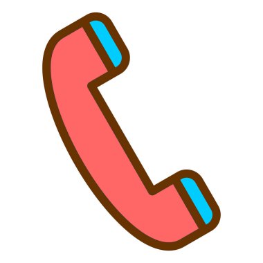 telefon arama simgesi vektör illüstrasyonu