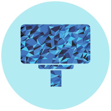 Bir ağaç simgesinin vektör illüstrasyonu