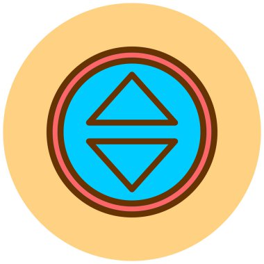 ok simgesi vektör illüstrasyonu