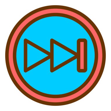 Oynatma düğmesi vektör çizimi