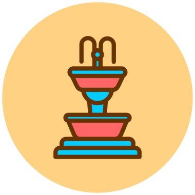 Modern simgenin vektör illüstrasyonu