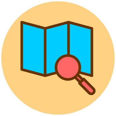 Ara. Web simgesi basit illüstrasyon