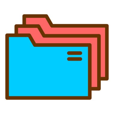 Dosya. Web simgesi basit illüstrasyon