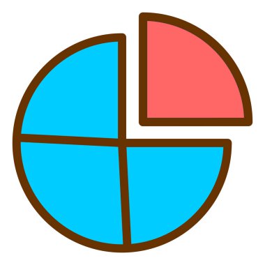 Pasta çizelgesi. Basit resimleme