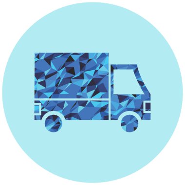 kamyon web simge vektör çizim 