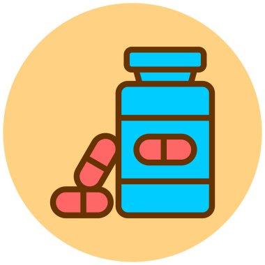 Haplar. Web simgesi basit illüstrasyon