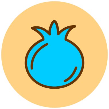 Tek bir simgenin vektör illüstrasyonu