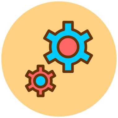 Ayarlama. Web simgesi basit illüstrasyon