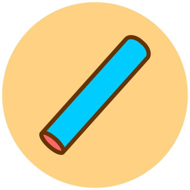 Kalem. Web simgesi basit illüstrasyon